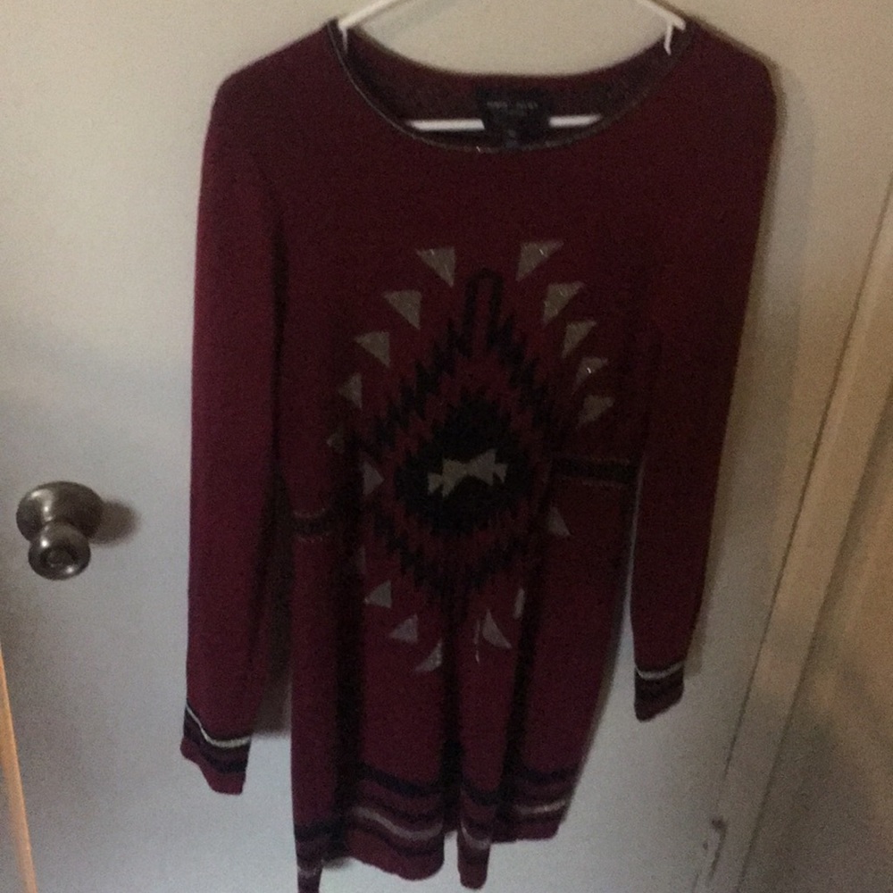 Red Cocktail Sweater Dress!